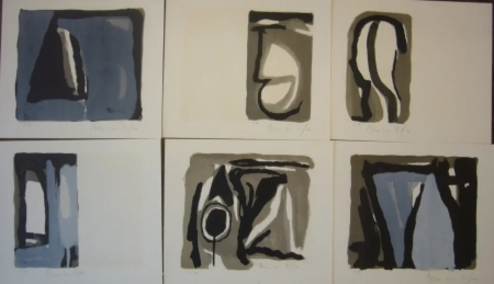 Litografía Van Velde - La folie du jour