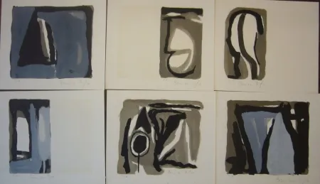 Litografía Van Velde - La folie du jour