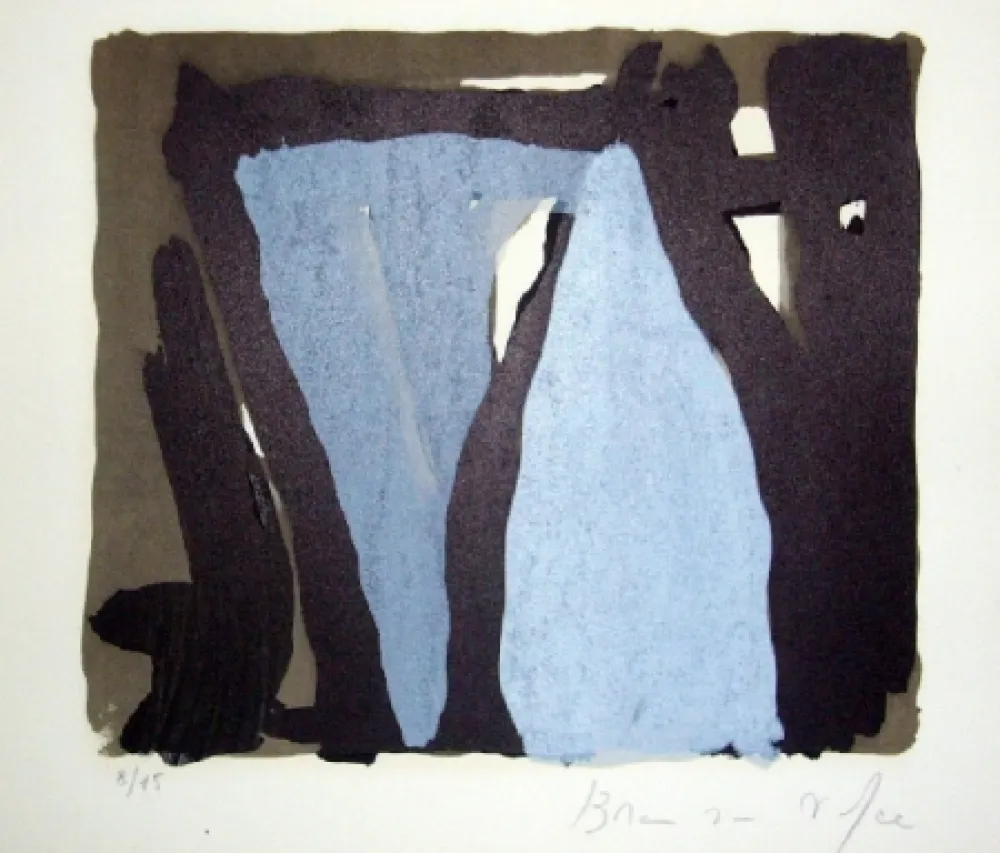 Libro Ilustrado Van Velde - La folie du jour, texte de Maurice Blanchot