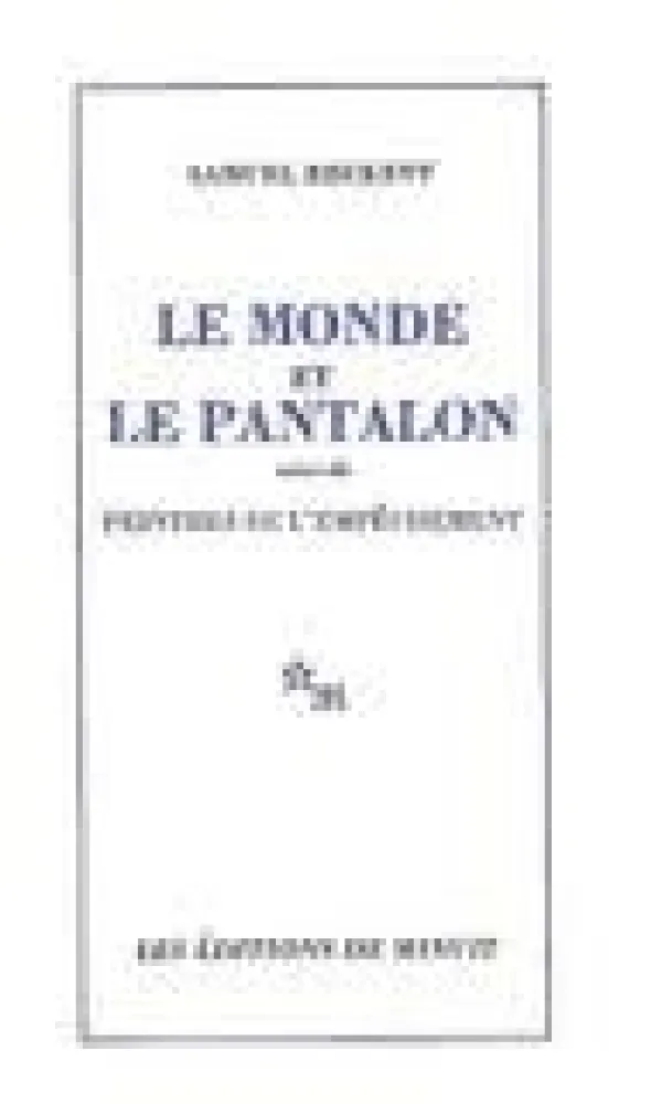 Libro Ilustrado Van Velde - Le monde et le pantalon