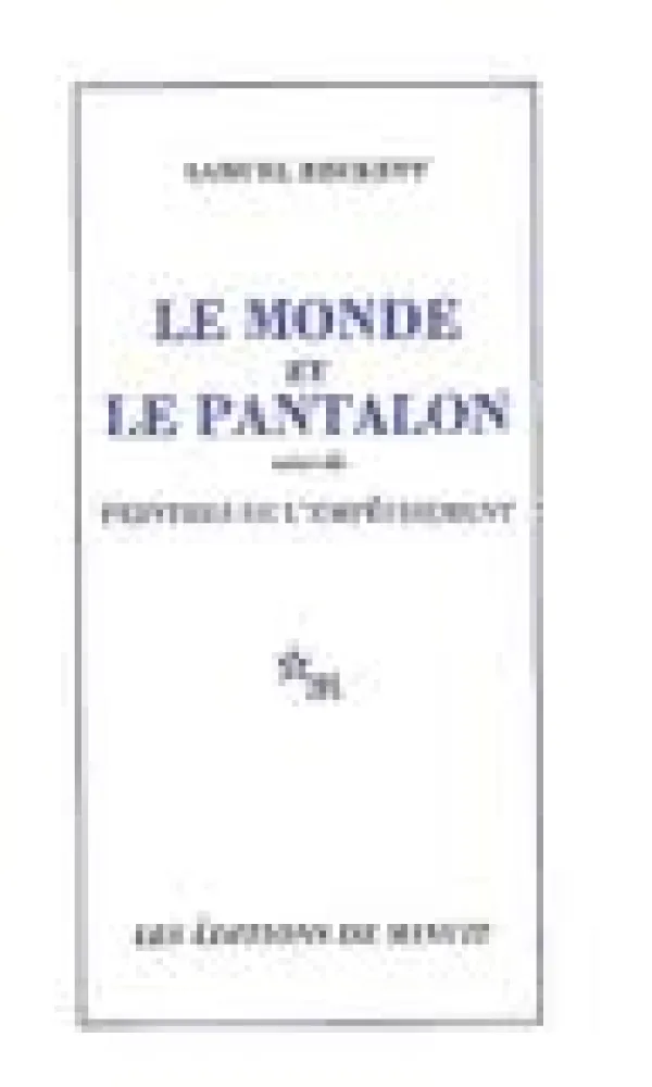 Libro Ilustrado Van Velde - Le monde et le pantalon