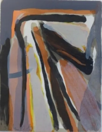 Litografía Van Velde - Mason, 196