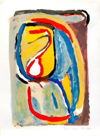 Litografía Van Velde - MATIN