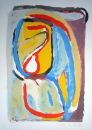 Litografía Van Velde - Matin