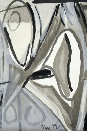 Litografía Van Velde - MP 153 - Jour gris