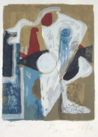 Litografía Van Velde - Mp 154