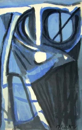 Litografía Van Velde - MP 166