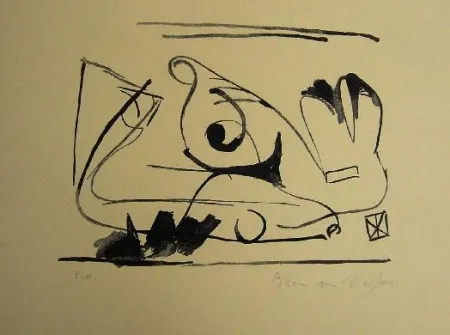 Litografía Van Velde - MP 2