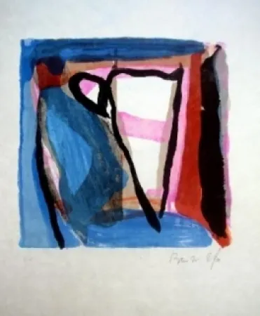 Litografía Van Velde - MP 207 - Centrée