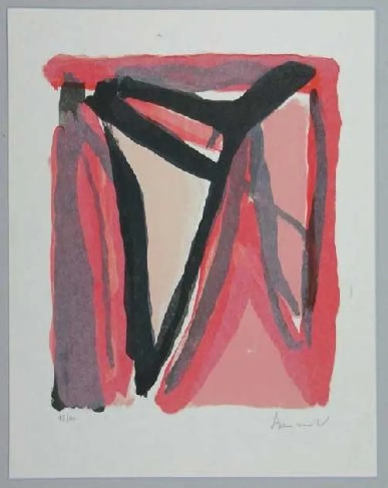 Litografía Van Velde - Mp 294