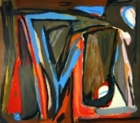 Litografía Van Velde - MP 316 - Le tout