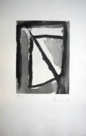 Aguatinta Van Velde - MP 377 - Hantise 5