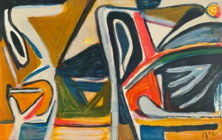 Litografía Van Velde - MP 387 - Exubérance