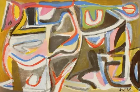 Litografía Van Velde - MP 394 - Enigme