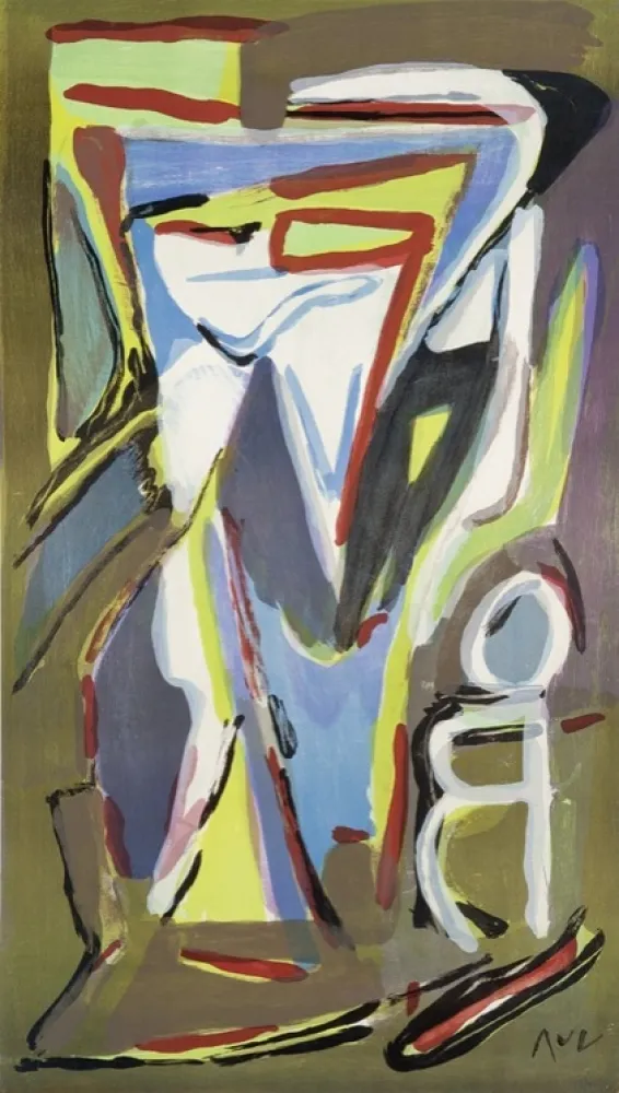 Litografía Van Velde - MP 396 - Nord