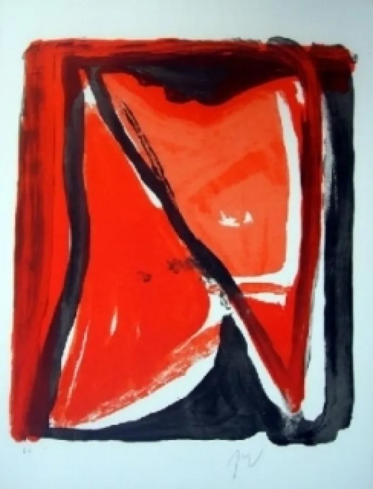 Litografía Van Velde - MP 400 - Fenêtre