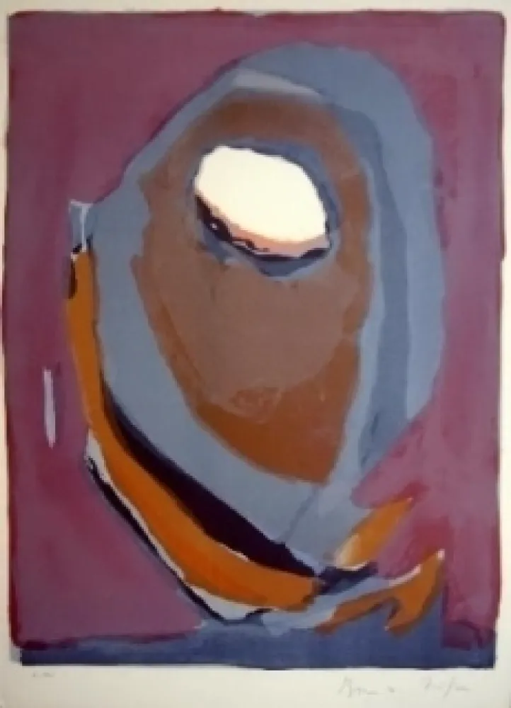 Litografía Van Velde - MP 86 - Le Cycloope