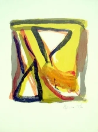 Litografía Van Velde - MP208 Vif