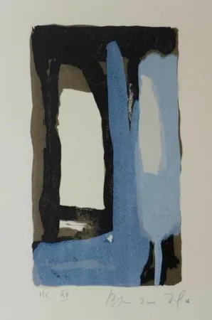 Litografía Van Velde - Pour La folie du jour