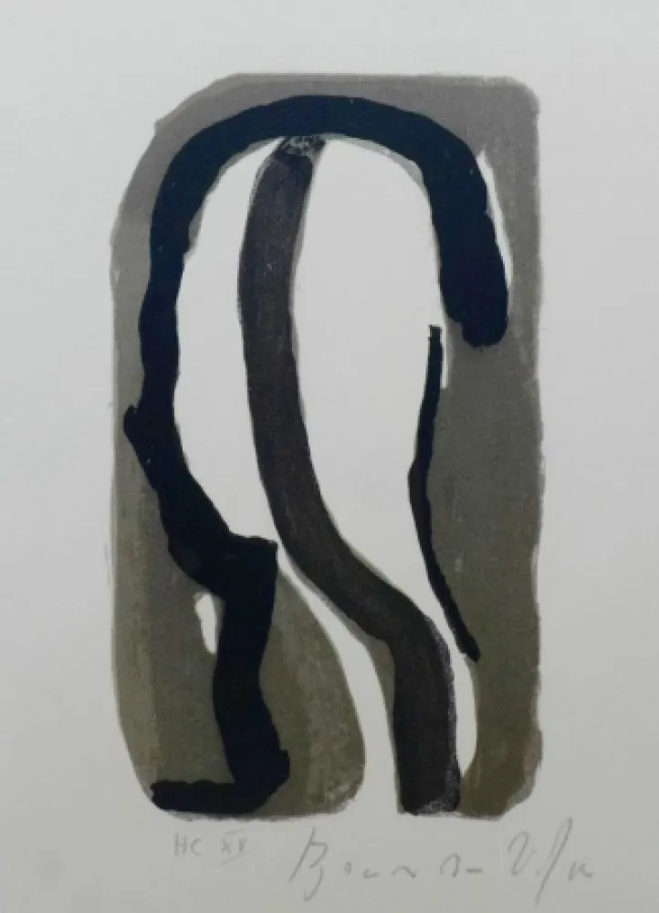 Litografía Van Velde - Pour La folie du jour