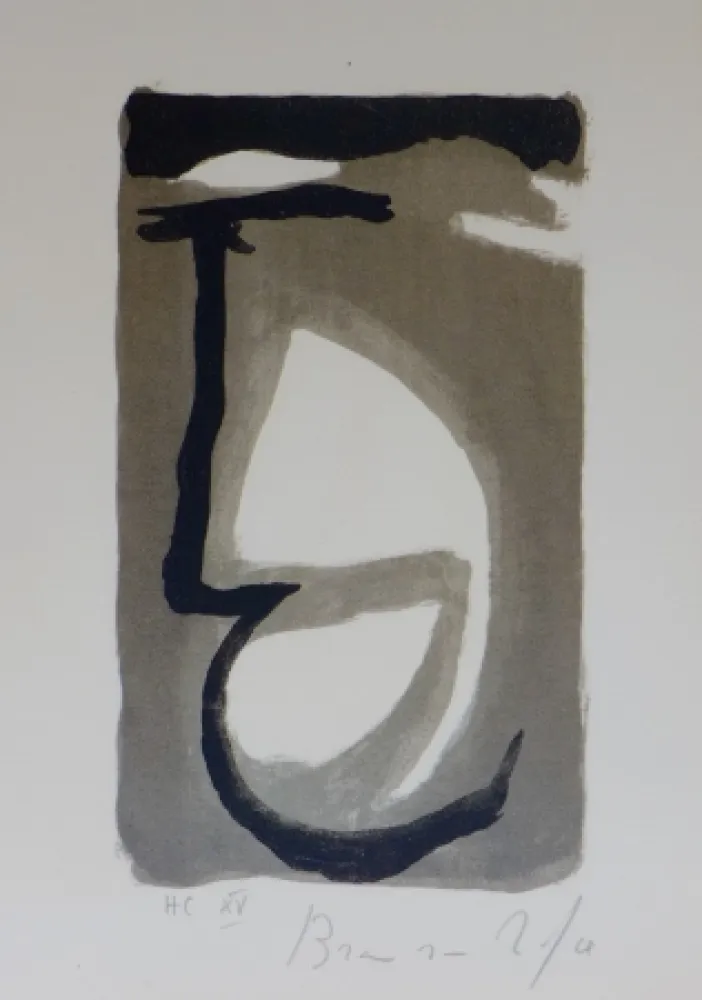 Litografía Van Velde - Pour La folie du jour