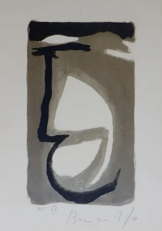 Litografía Van Velde - Pour La folie du jour