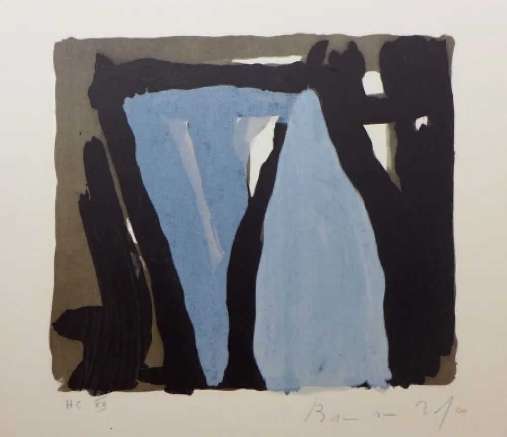 Litografía Van Velde - Pour La folie du jour