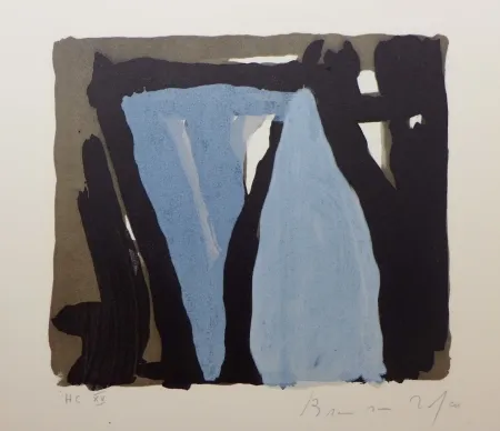 Litografía Van Velde - Pour La folie du jour