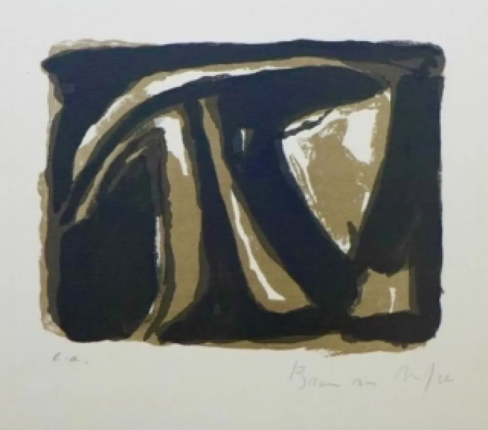 Litografía Van Velde - Pour la Revue de Belles-Lettres