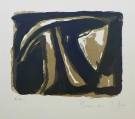 Litografía Van Velde - Pour la Revue de Belles-Lettres