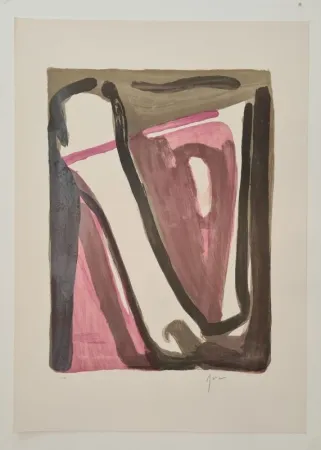 Litografía Van Velde - Sans titre