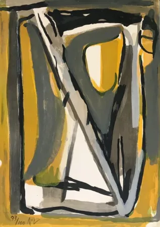 Litografía Van Velde - Sans titre