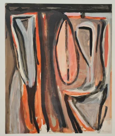 Litografía Van Velde - Sans titre