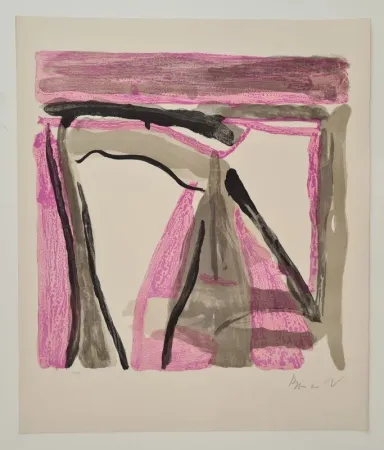 Litografía Van Velde - Sans titre