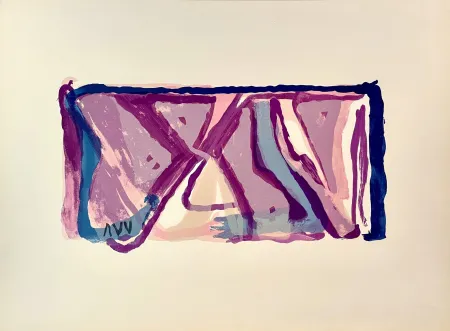 Litografía Van Velde - Sans Titre