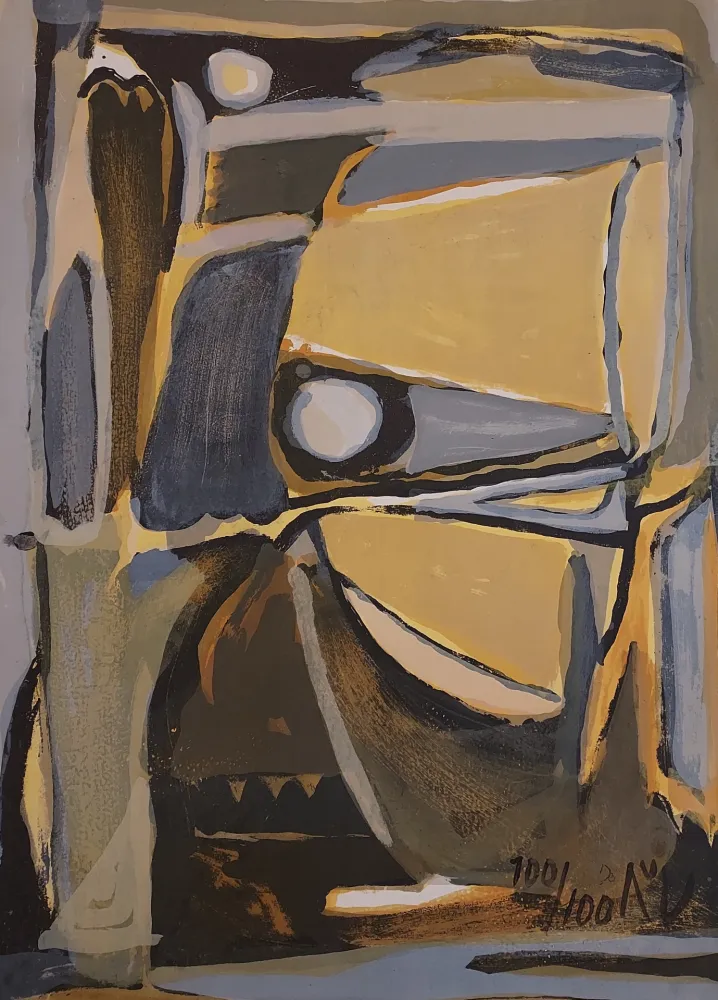 Litografía Van Velde - Sans titre