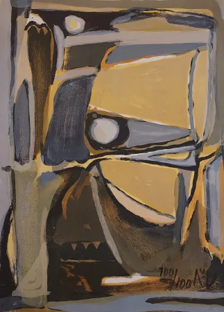 Litografía Van Velde - Sans titre