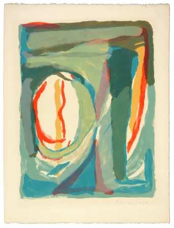 Litografía Van Velde - Sans Titre