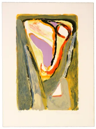 Litografía Van Velde - Sans Titre