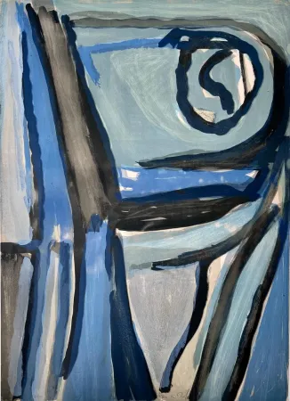 Litografía Van Velde - Sans titre