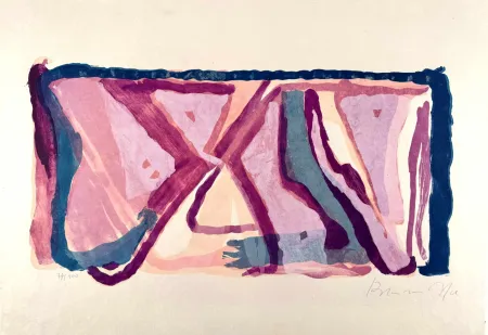 Litografía Van Velde - Sans titre 