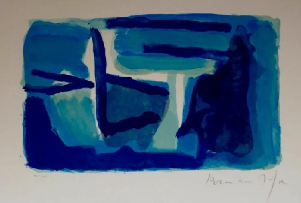 Litografía Van Velde - Sans titre