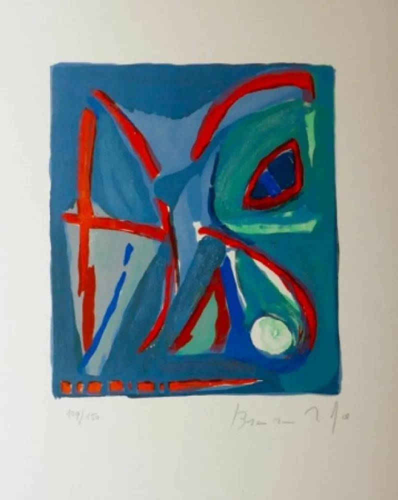 Litografía Van Velde - Sans titre