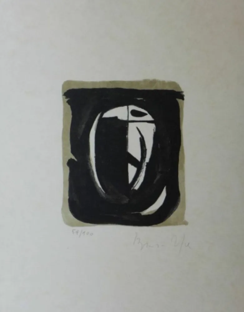 Litografía Van Velde - Sans titre