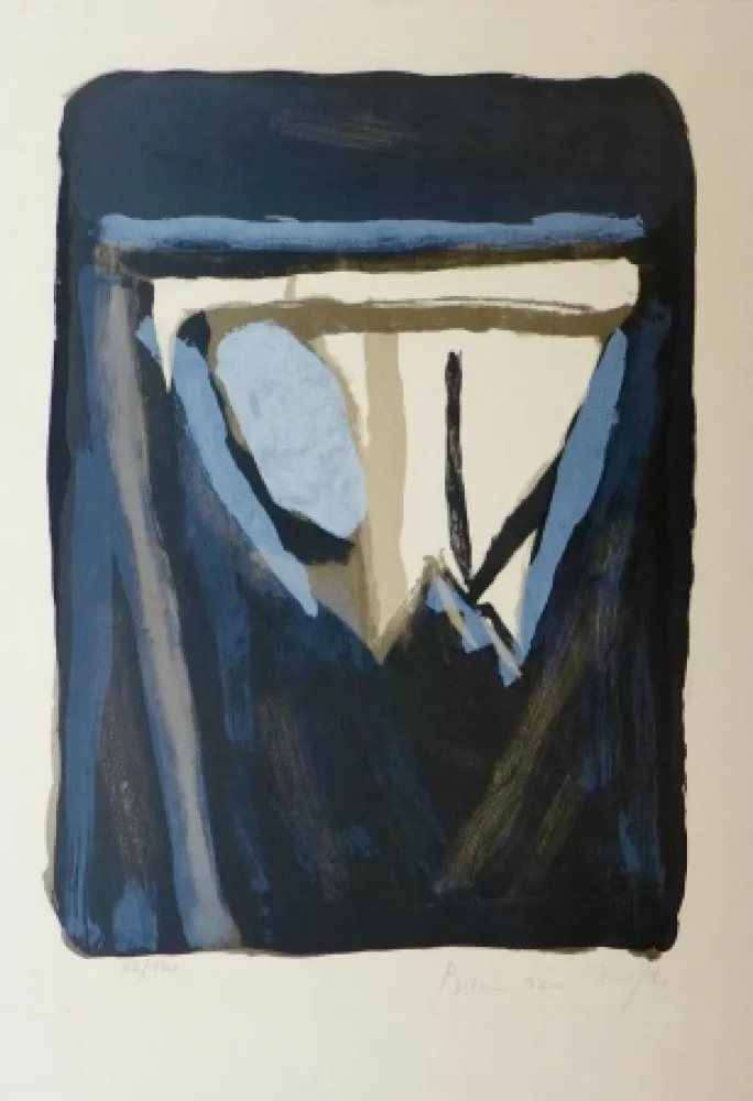 Litografía Van Velde - Sans titre