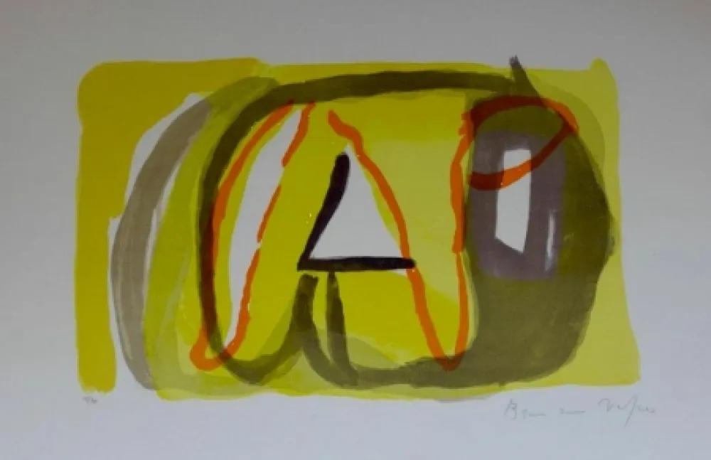 Litografía Van Velde - Sans titre