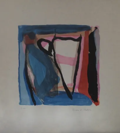 Litografía Van Velde - Sans titre