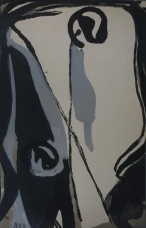 Litografía Van Velde - Sans titre