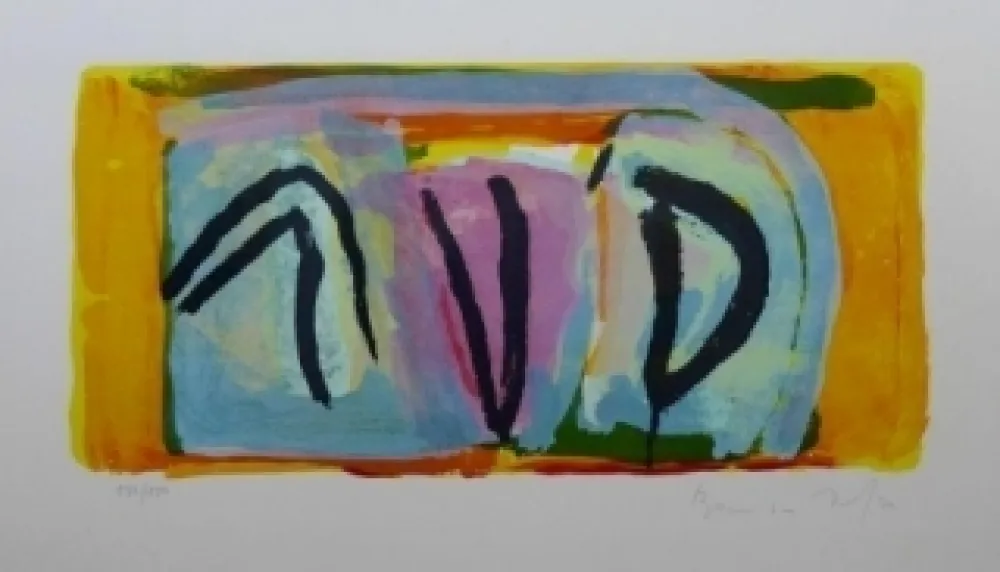 Litografía Van Velde - Sans titre