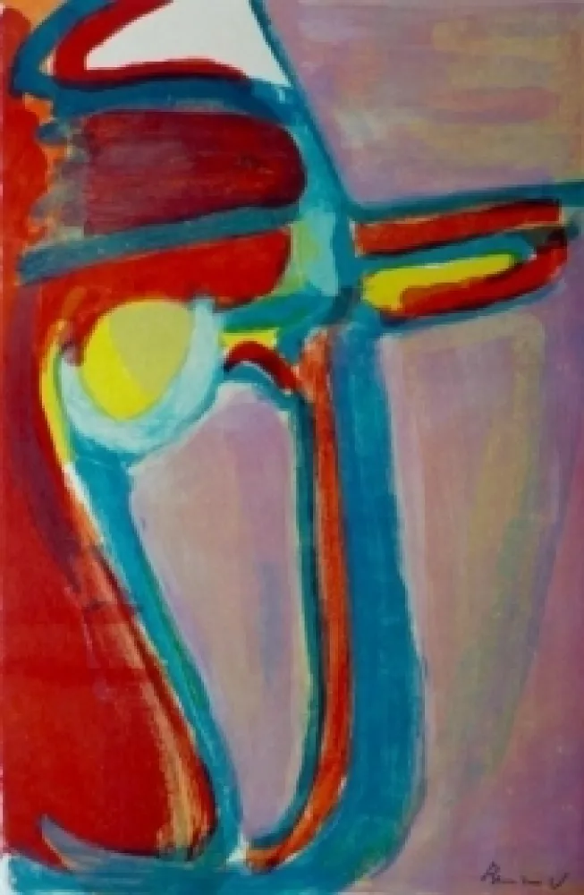 Litografía Van Velde - Sans titre